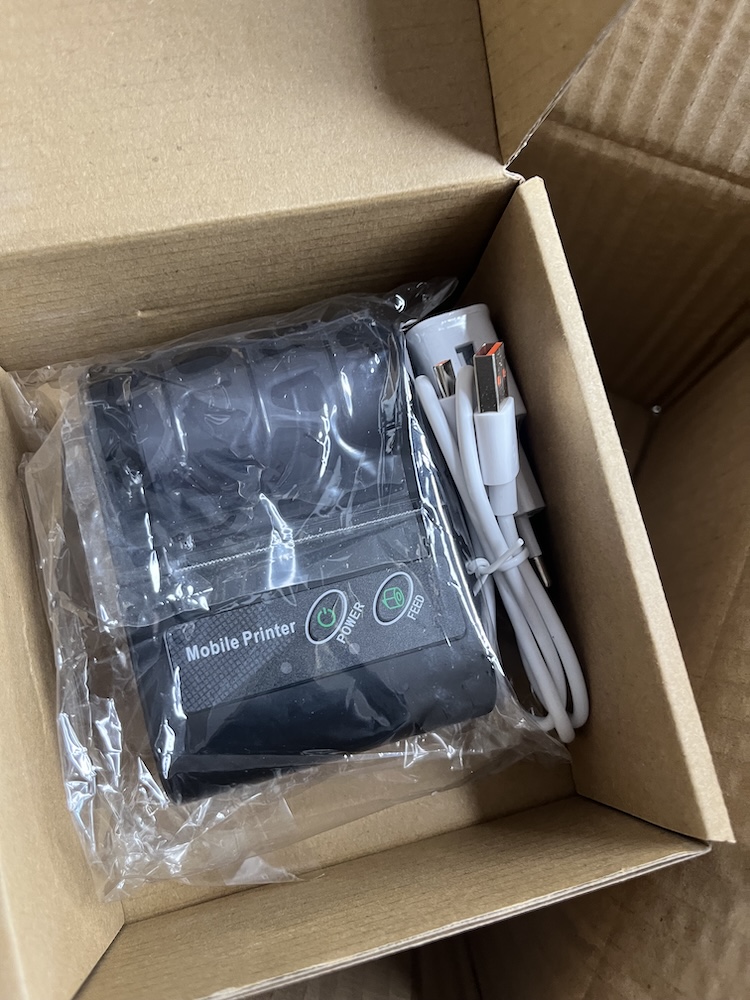 Portable Bluetooth thermal receipt printer 